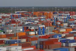 Shipping Containers at port