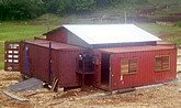 rustic container house