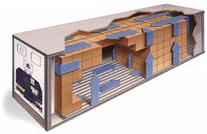 diagram showing internal air movement in refrigerated container